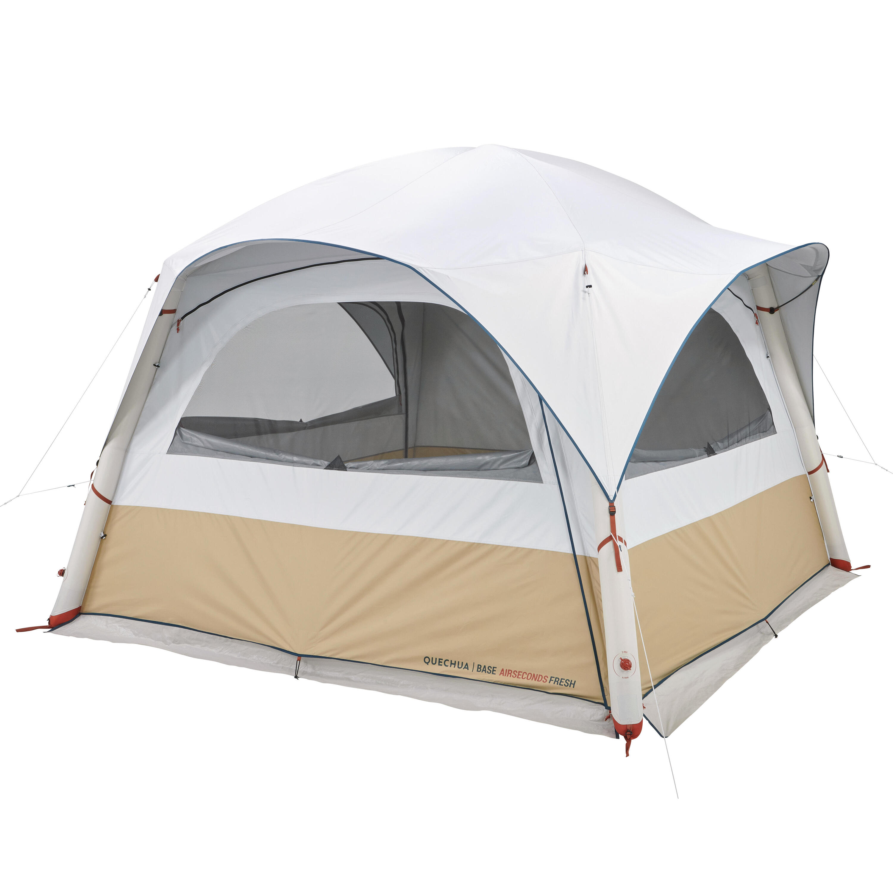 Carpa hinchable habitáculo 8 personas UPF50+ Quechua Base Airseconds Fresh 5/13