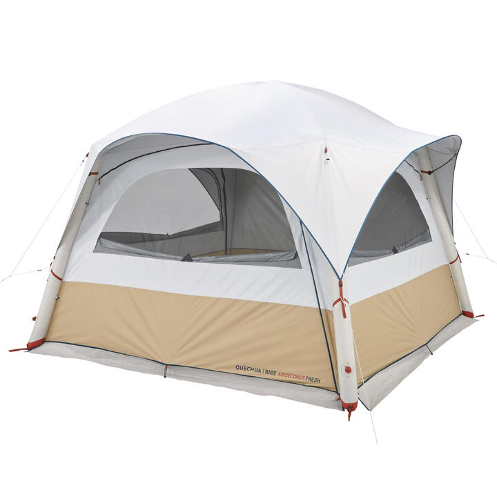 Gazebo gonfiabile campeggio Base Air Seconds Fresh 8 Persone QUECHUA DECATHLON