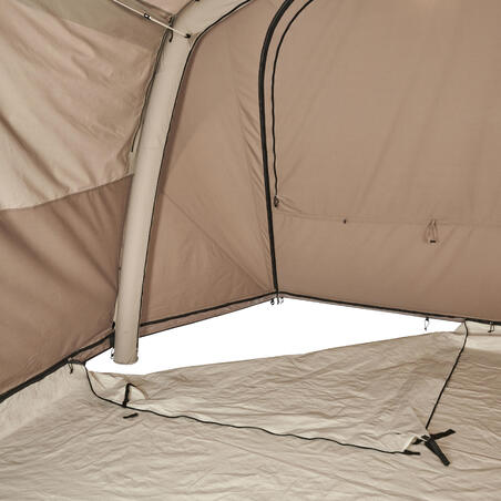 Палатка надувная для кемпинга 6-местная 3-комнатная AirSeconds 6.3 Polycoton