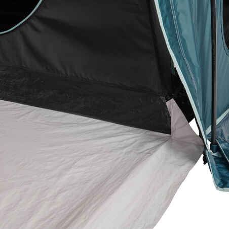 6 Man Blackout Tent With Poles - Arpenaz 6.3 F&B