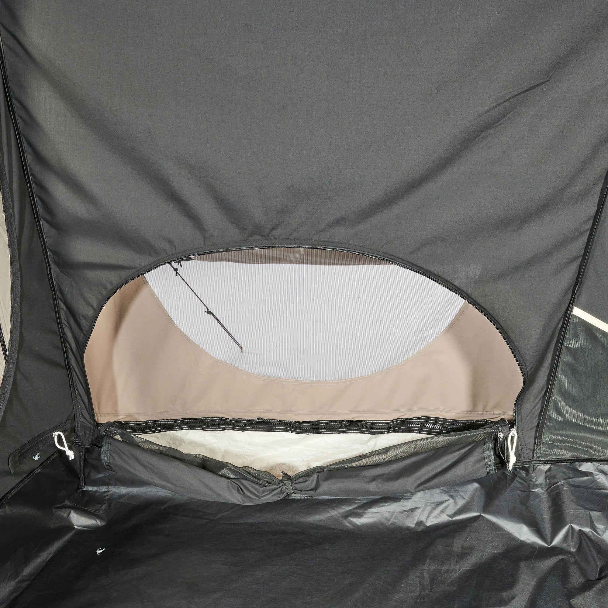 Tenda da campeggio gonfiabile - AirSeconds 6.3 Polycoton - 6 posti letto - 3 Camere da letto