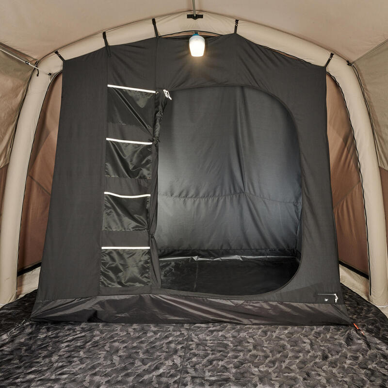 Namiot kempingowy Quechua AirSeconds 6.3 polibawełna - dla 6 osób - 3 sypialnie