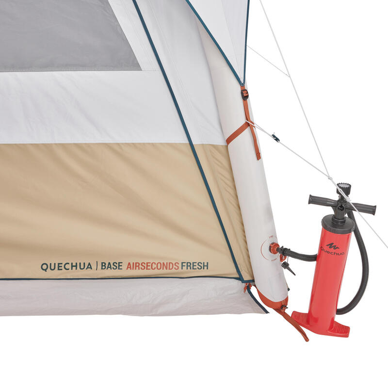 Adăpost living cu structură gonflabilă Camping Base Air Seconds Fresh 8 Persoane