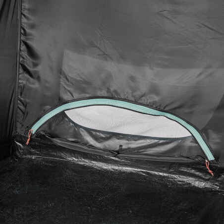 6 Man Blackout Tent With Poles - Arpenaz 6.3 F&B