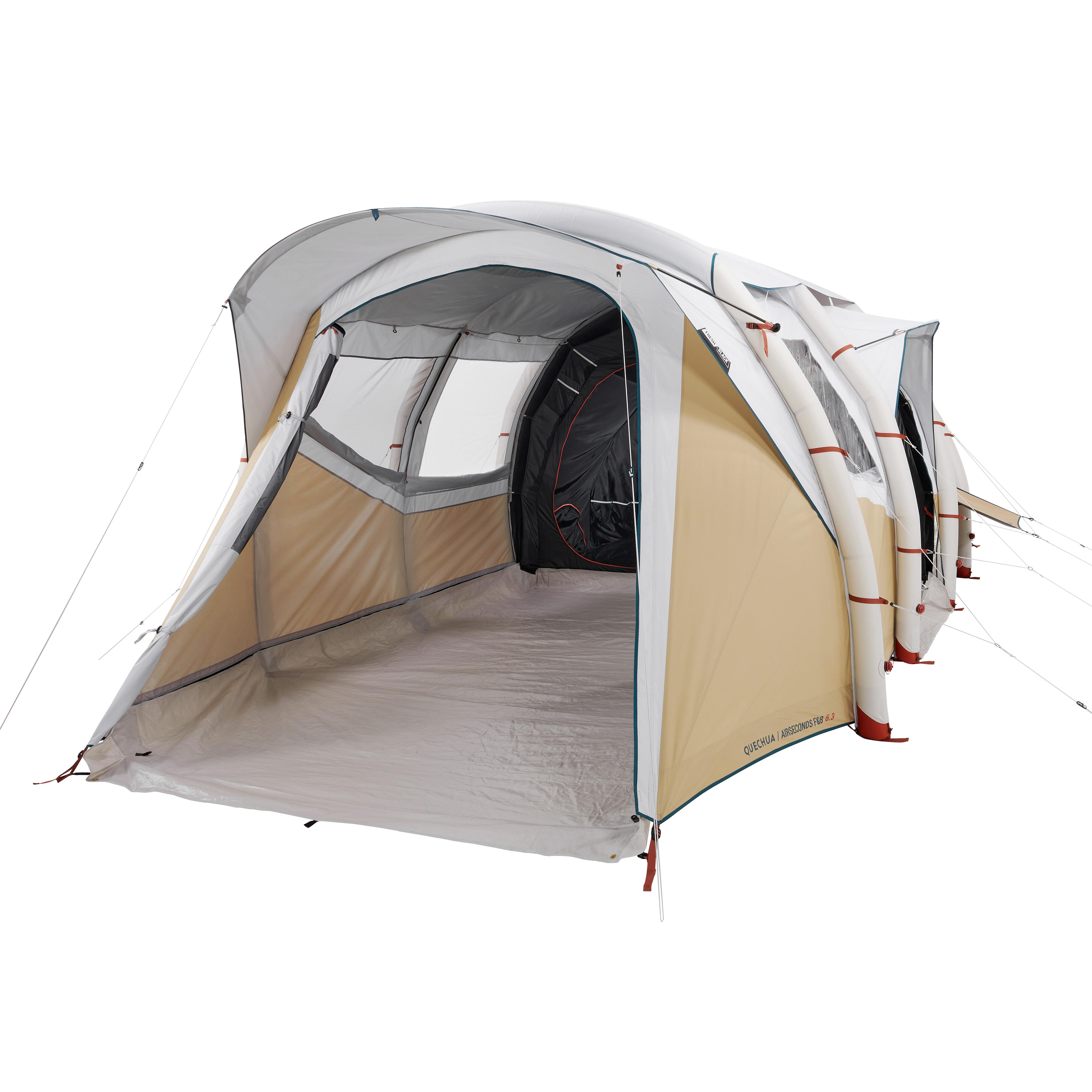 Tält Camping Uppblåsbart Air Seconds 6.3 F&B 6-manna 3 Sovrum