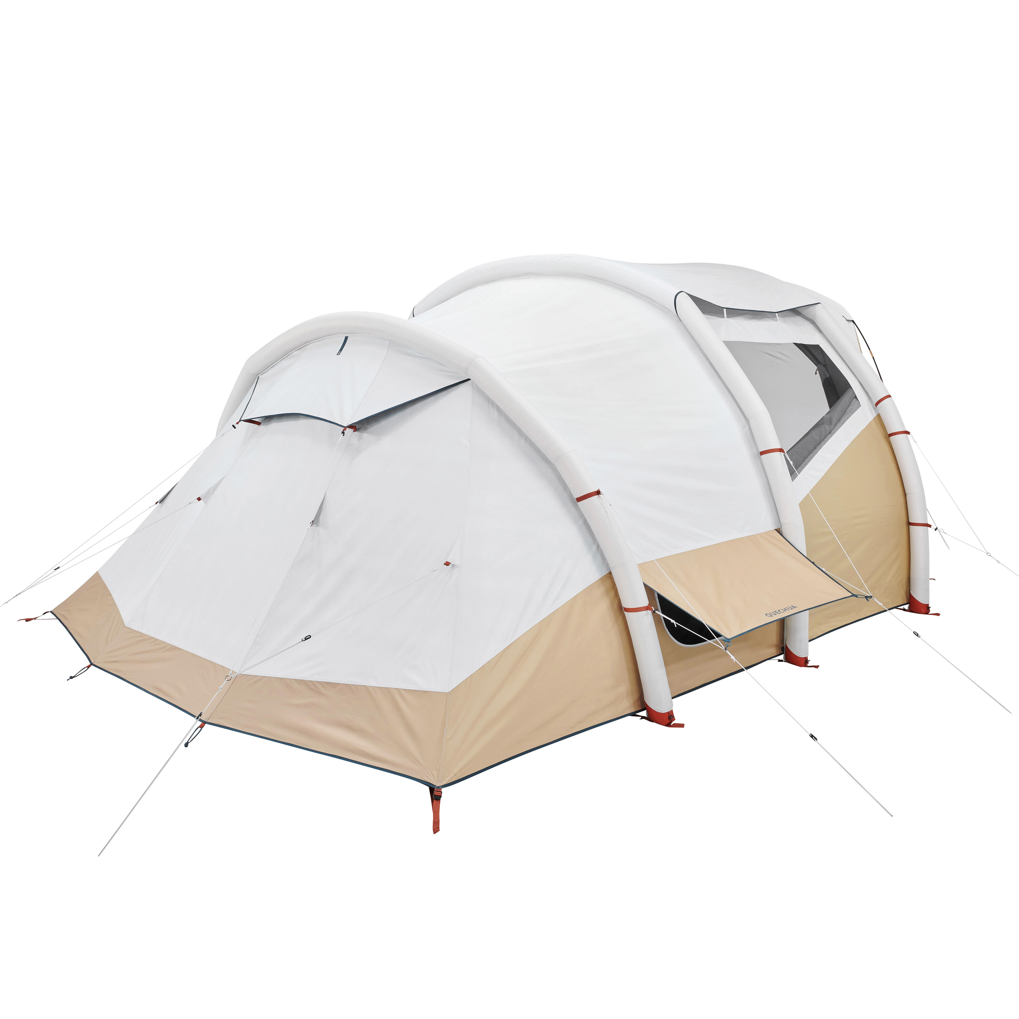 Familienzelt aufblasbar Fresh & Black - Air Seconds 5.2 fr 5 Personen 2  Kabinen - Decathlon