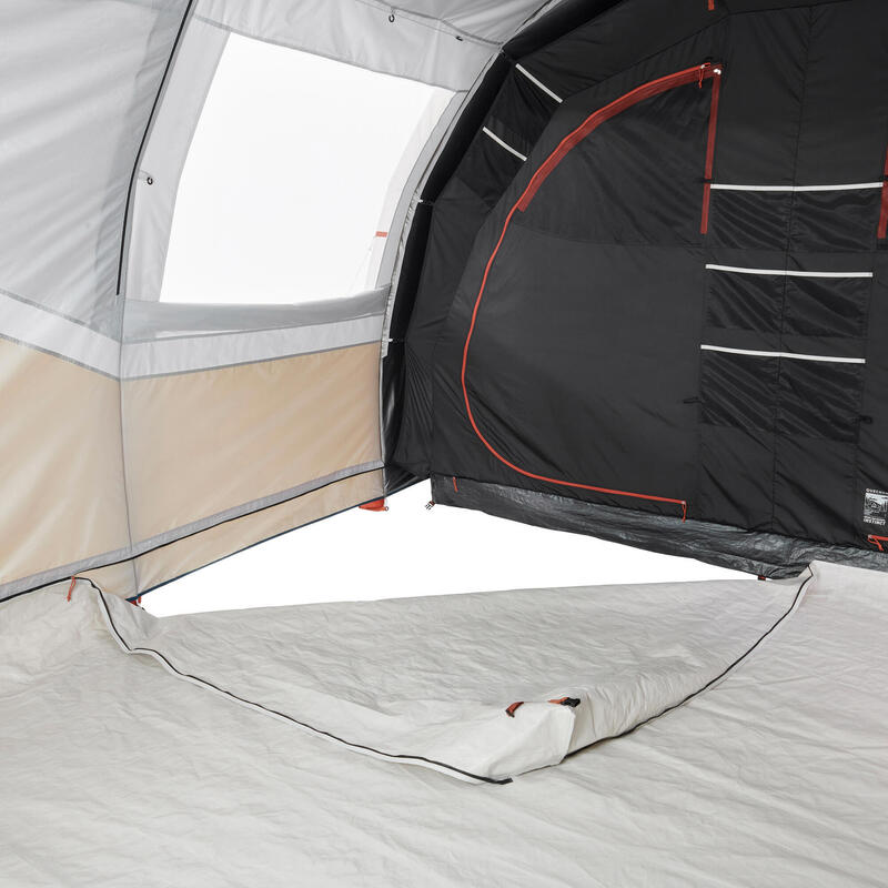 Familienzelt aufblasbar Fresh & Black - Air Seconds 6.3 für 6 Personen 3 Kabinen