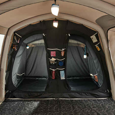 Φουσκωτή σκηνή κάμπινγκ - AirSeconds 6.3 Polycotton - 6 άτ. - 3 υπνοδωμάτια