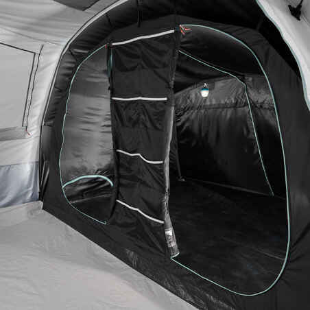 6 Man Blackout Tent With Poles - Arpenaz 6.3 F&B