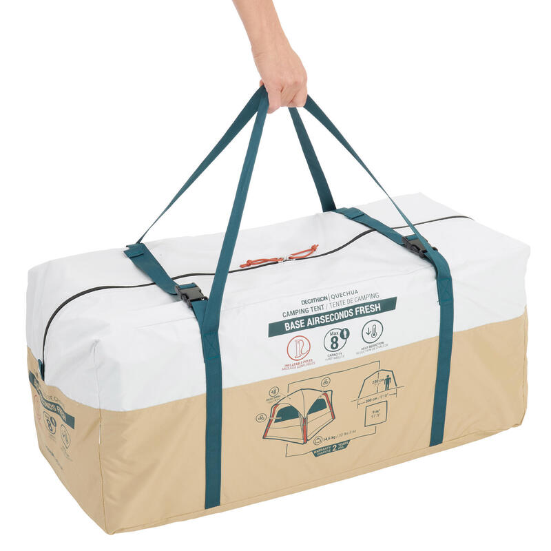 Living cu structură gonflabilă Camping Base Air Seconds Fresh 8 Persoane