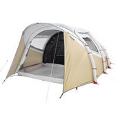 Палатка надувная для кемпинга 5-местная 2-комнатная AIR SECONDS 5.2 F&B Quechua