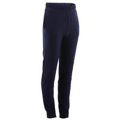Pantalon de jogging léger slim coton marine enfant