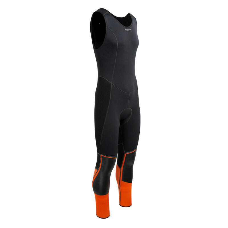 Neopreno Long John Barranquismo Maskoon Canyon 5MM Adulto Negro Naranja