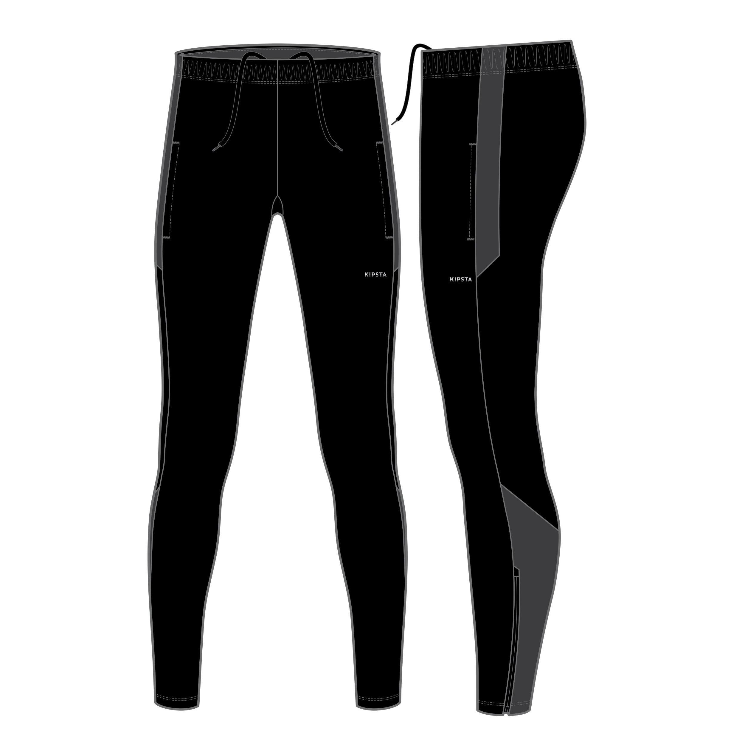 Football Bottoms Viralto Club - Carbon Grey and Black 22/22