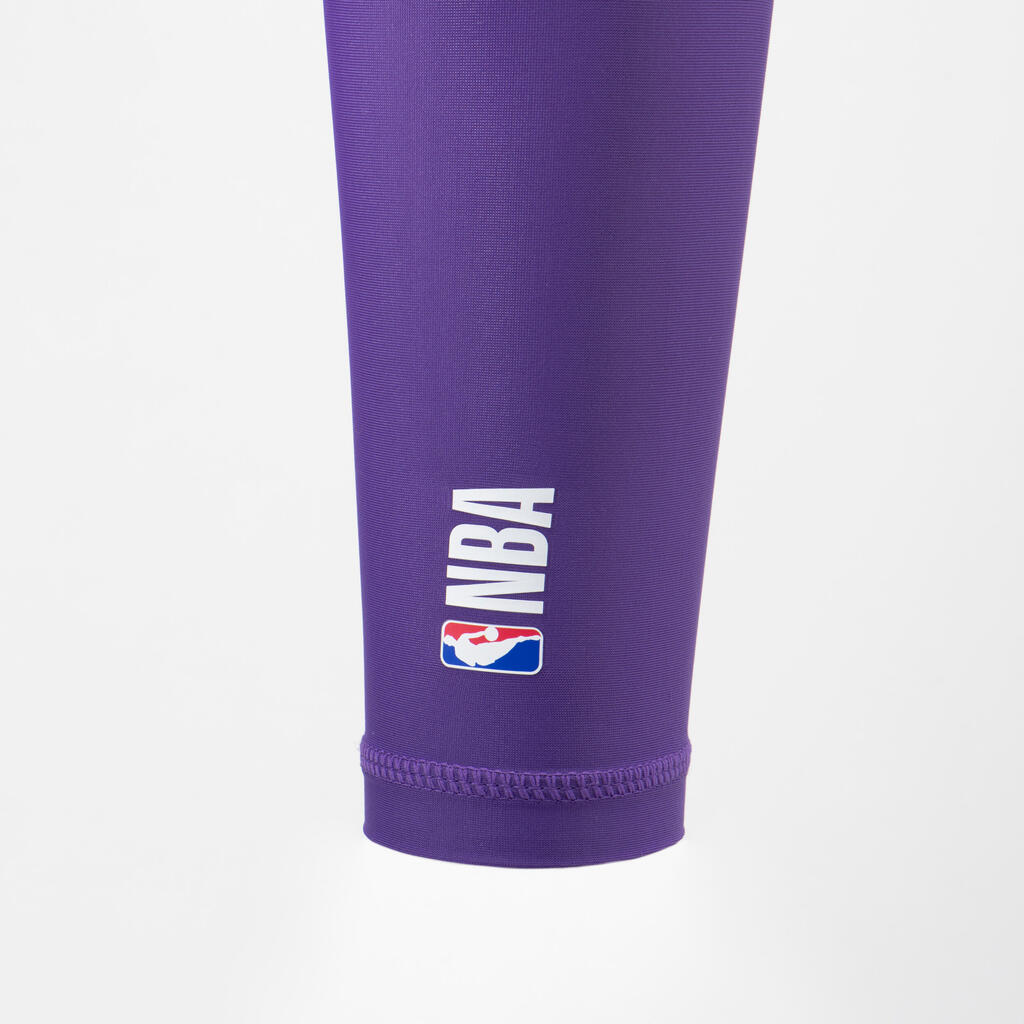 Damen/Herren Ellenbogenschoner Basketball - E500 NBA violett