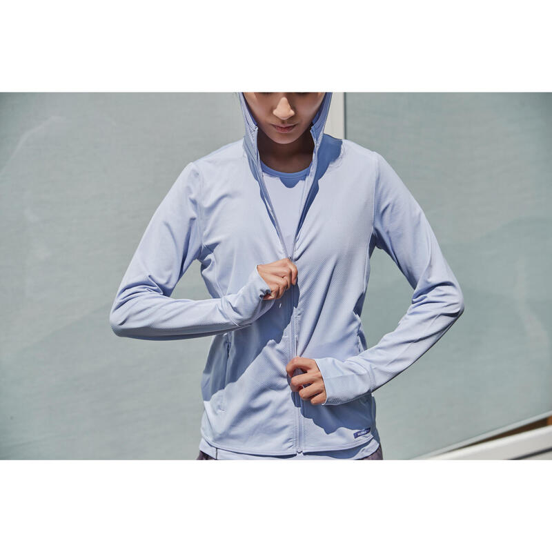 JACKET SUN PROTECT WOMEN LIGHT BLUE