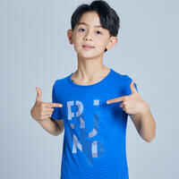 Kids' Basic T-Shirt - Blue/Print