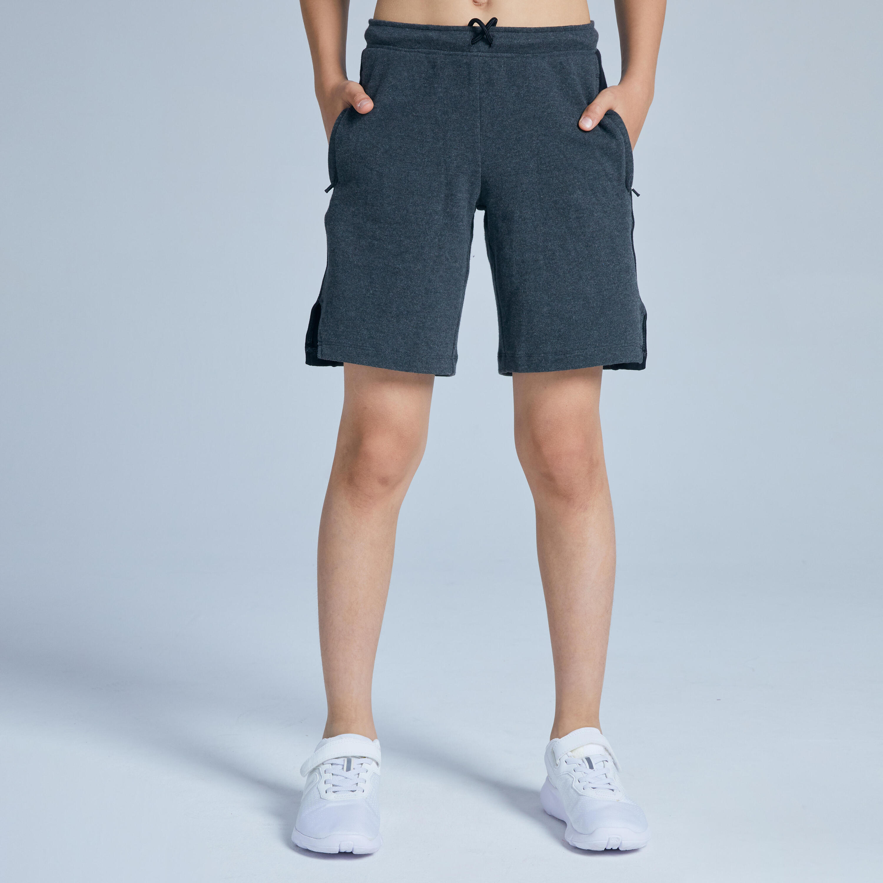 Short Deportivo Pantalon Atletismo NiÃ±o Azul Pantalon Corto