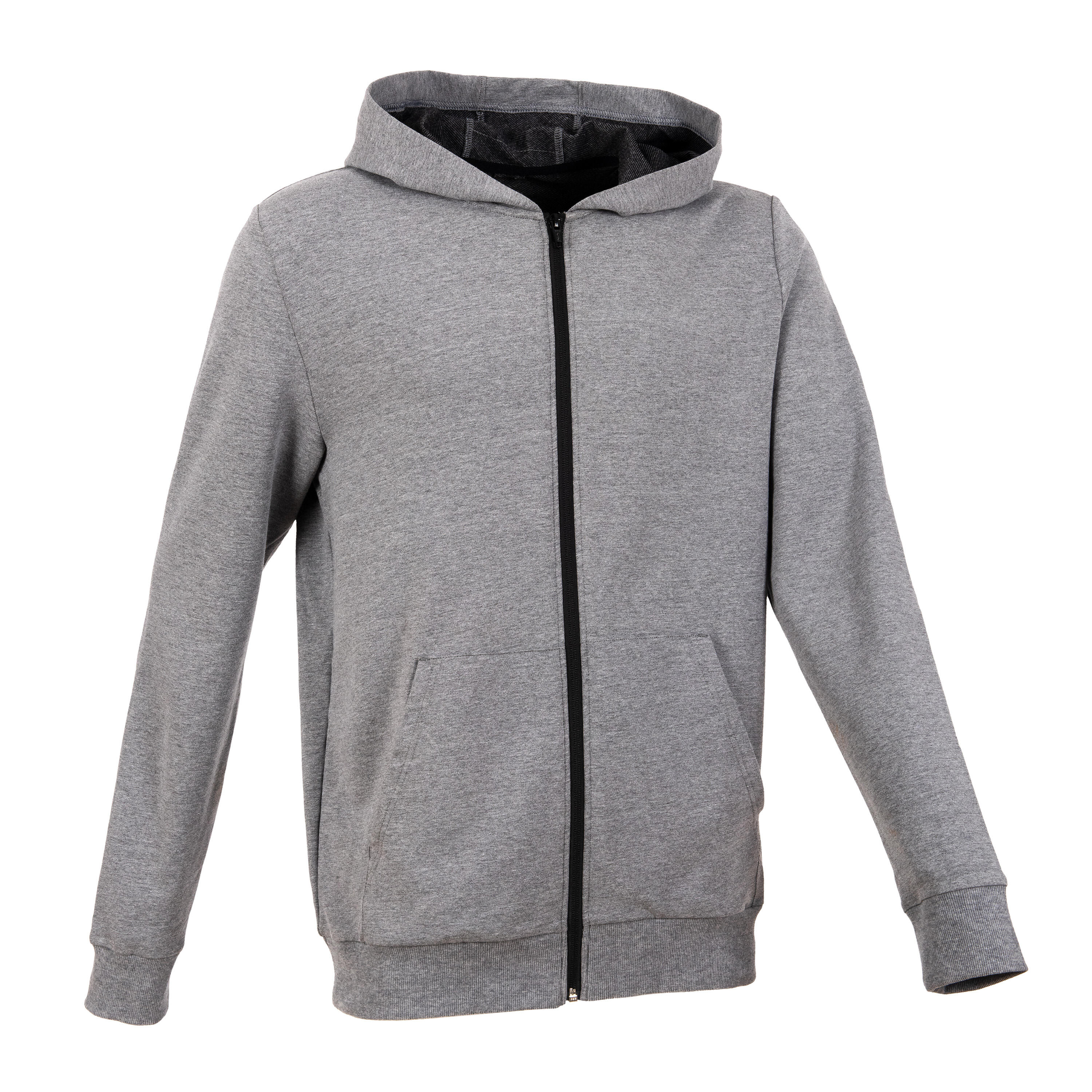 

Men' Gym Fitness Jacket Light Warm Jercey 100 Hoodie - Navy - Grey -  By DOMYOS | Decathlon, Blue/grey