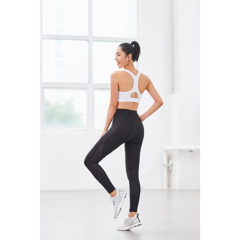 High-Waisted Shaping Fitness Leggings - Decathlon