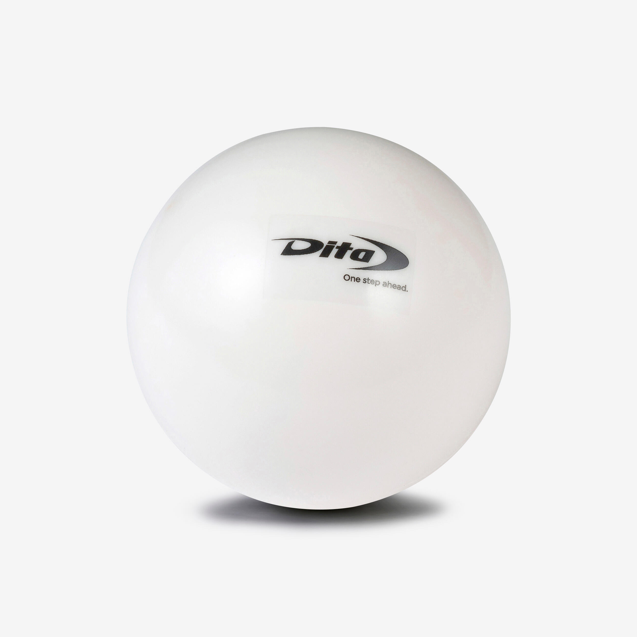 Smooth Field Hockey Practice Ball - White 1/2