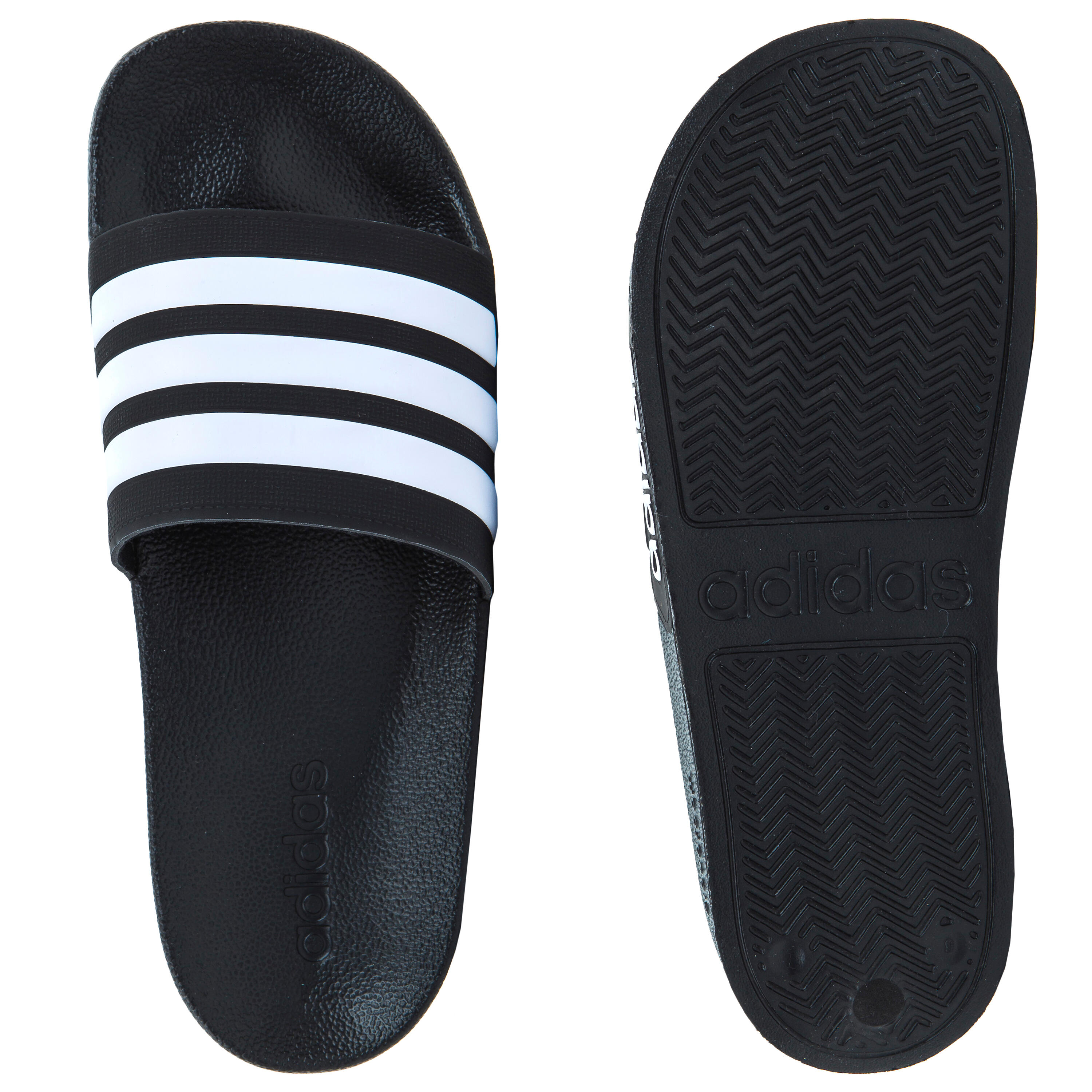 Chanclas piscina Adulto adidas adilette pala negro Decathlon