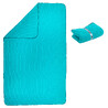 Microfibre Striped Towel Size XL 110 x 175 cm - Sea Green
