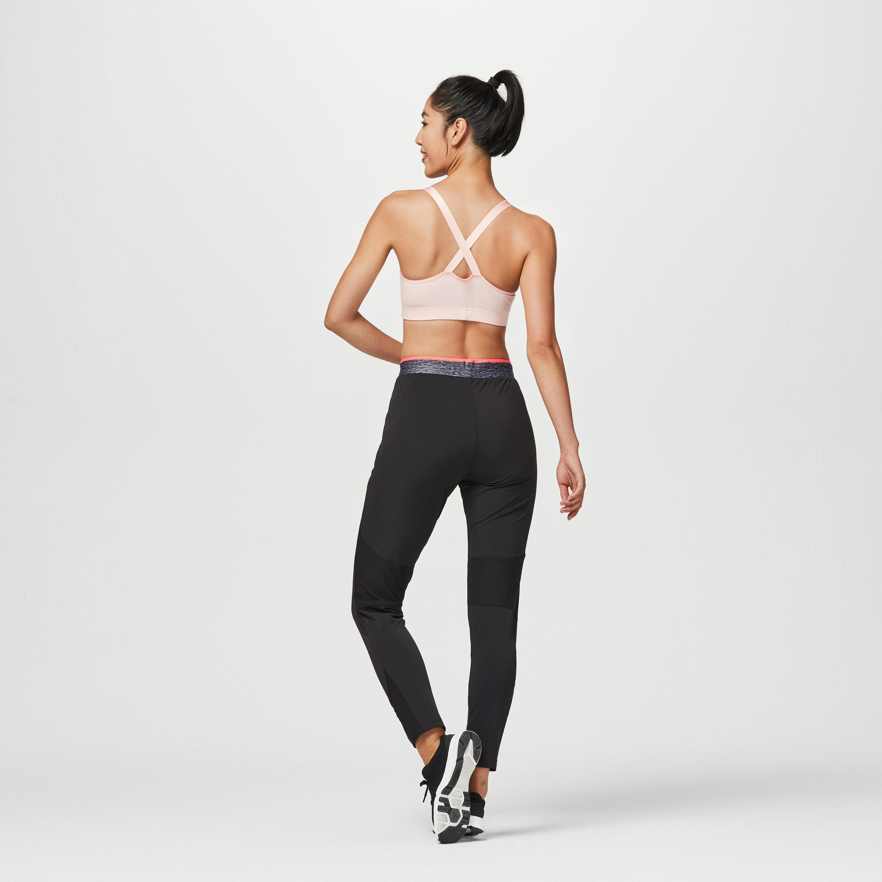 Broek voor cardiofitness dames zwart 6/10