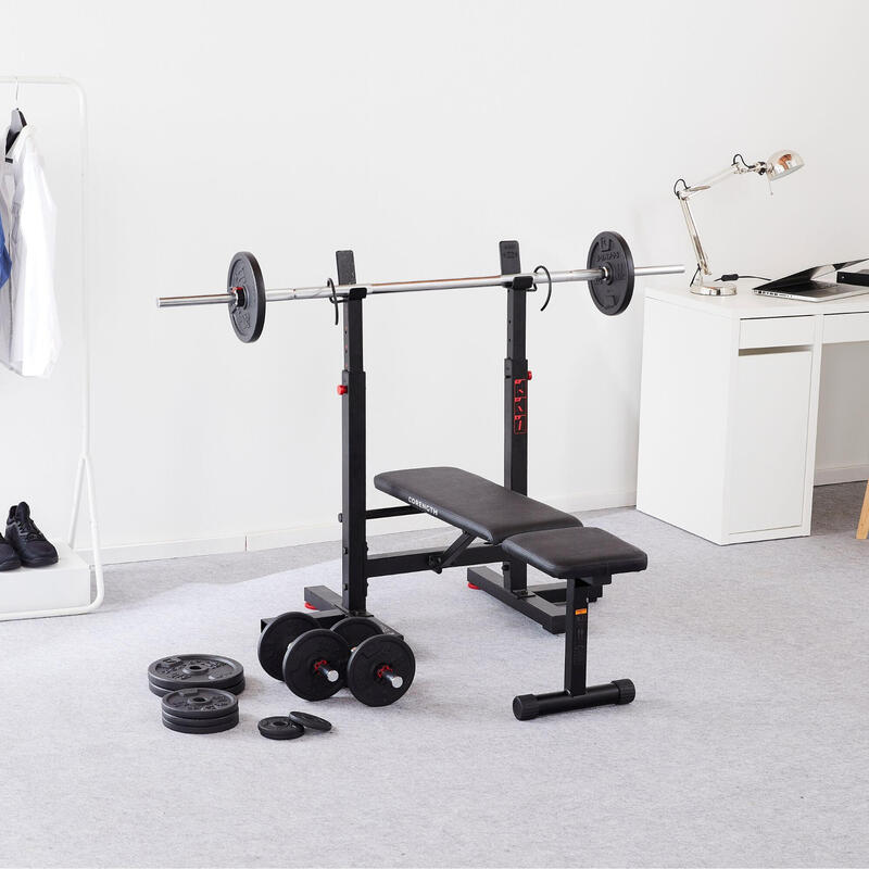 Banc Developpe Couche Incline Pliable