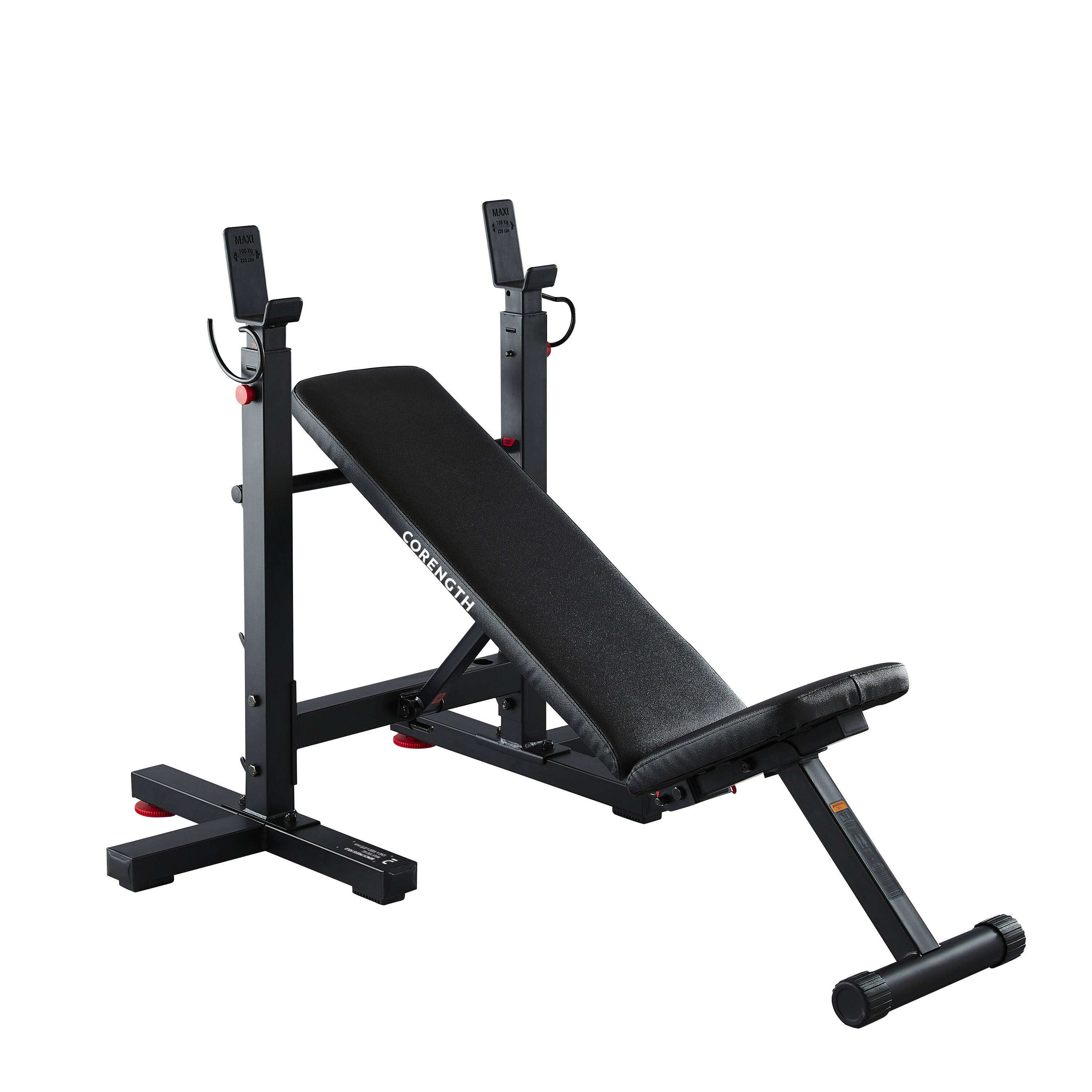 Gym Adjustable Bench Press Incline Bench Black -  1