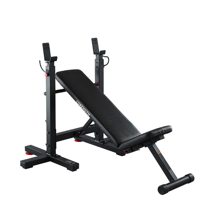 Banc Developpe Couche Incline Pliable Domyos Decathlon