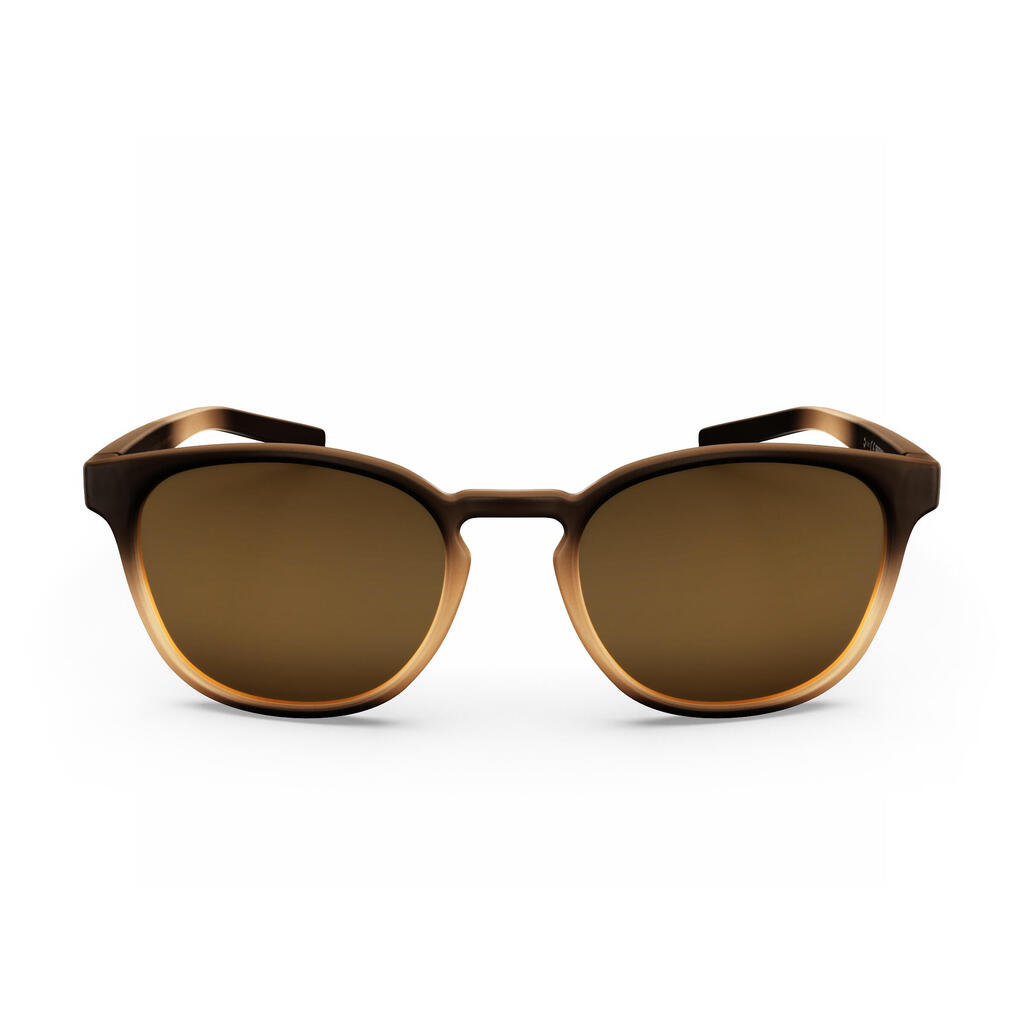 Adult Category 3 Sunglasses - Brown