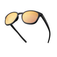 Sonnenbrille Wandern MH160 Polarisierend Erwachsene Kategorie 3 schwarz/pink