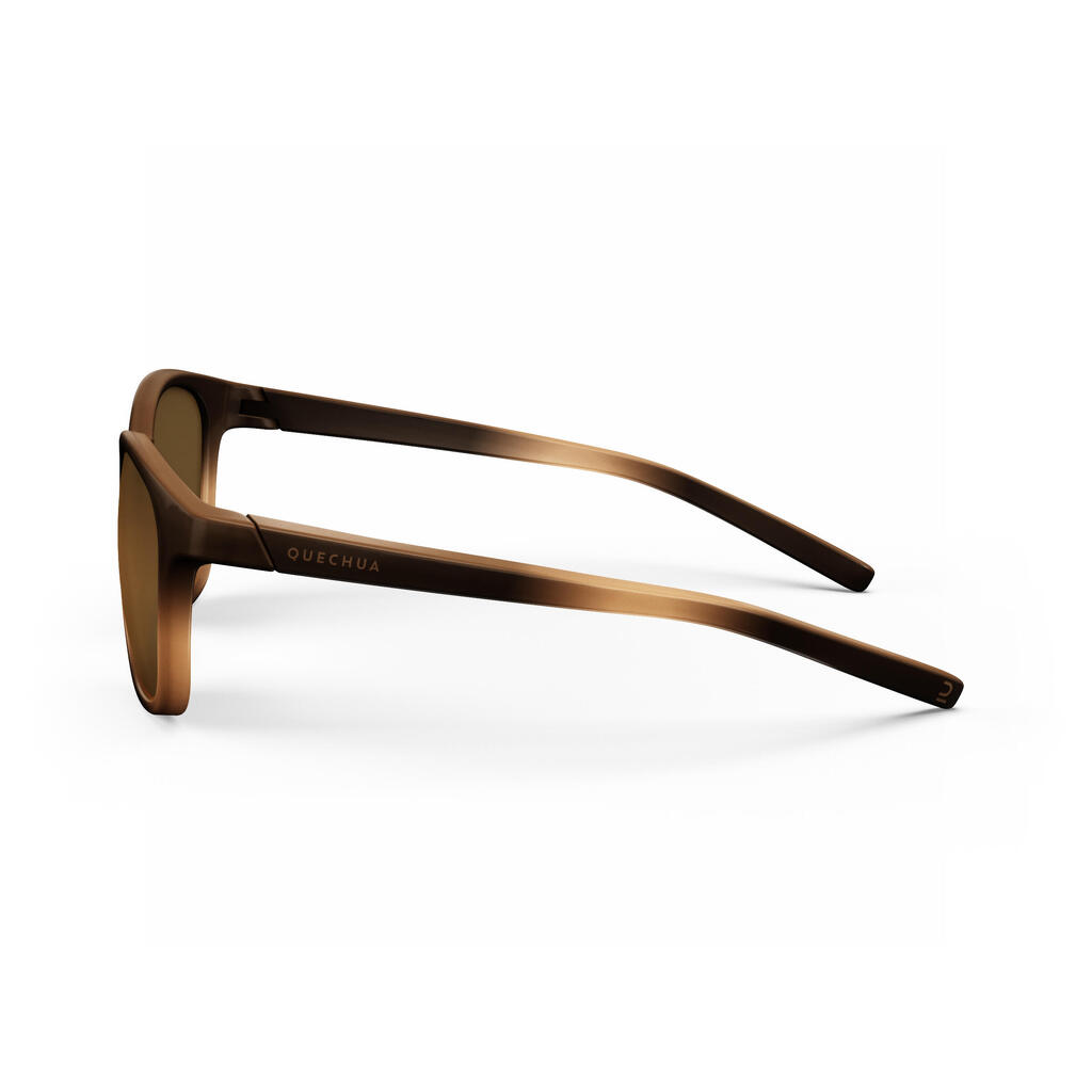 Adult Category 3 Sunglasses - Brown
