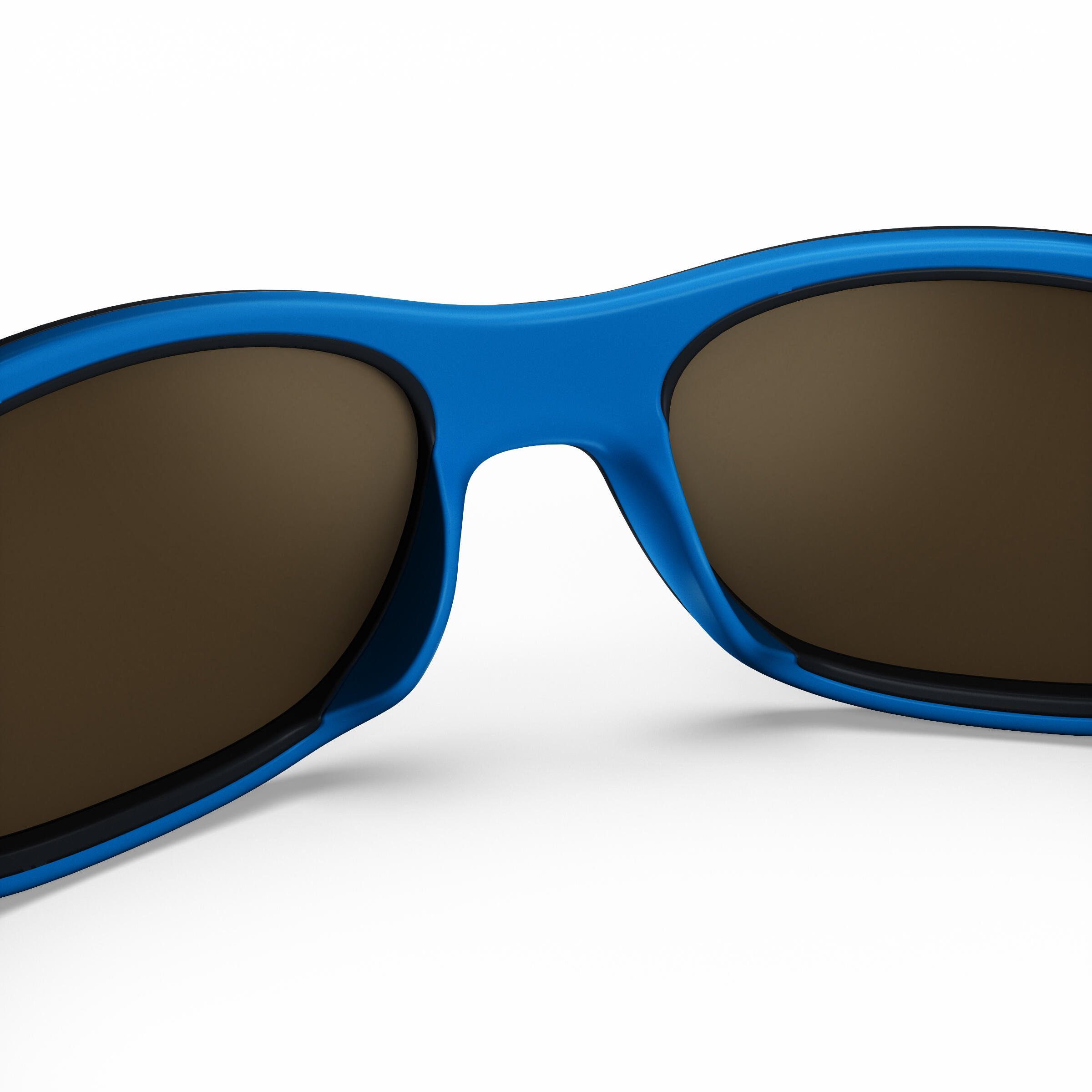Kids’ Hiking Category 4 Sunglasses – MH K 500 Black/Blue - QUECHUA