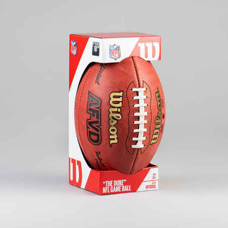 Official American Football AFVD Game Ball WTF1000 - Brown