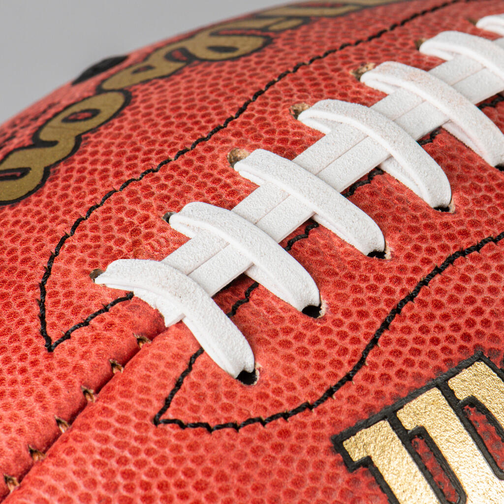 Official Leather NFL Ball for Kids Aged 14+ WTF1000