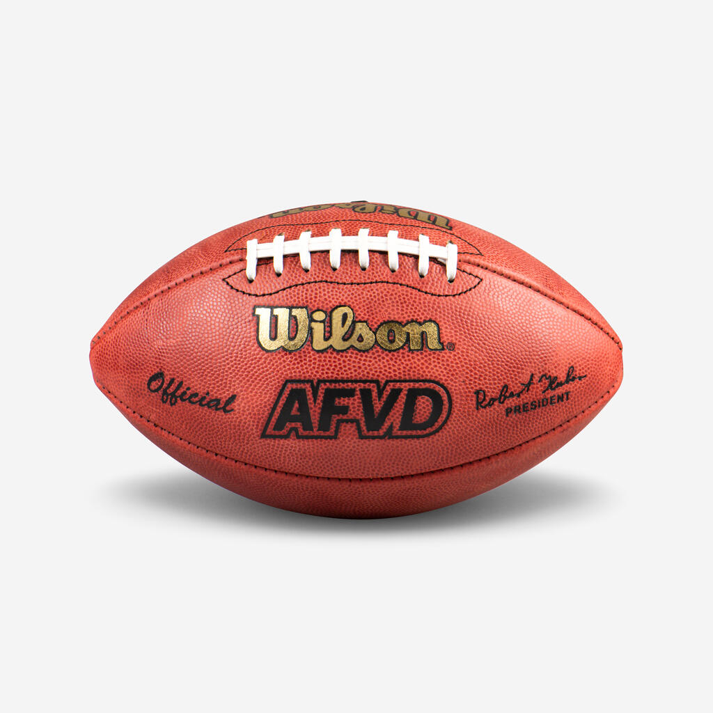 American Football Ball offizielle Grösse - AFVD Game Ball WTF1000 braun