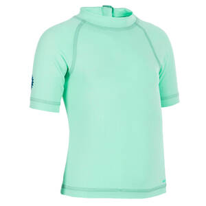 Baby UV-Protection Short Sleeve T-Shirt Sun-Resistant & Soft Light Green