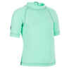Bērnu UV aizsardzības T krekls ar īsām piedurknēm, gaiši zaļš