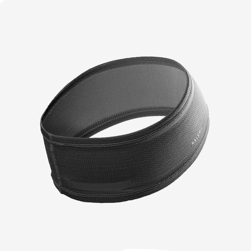 Lauf-Stirnband Unisex - schwarz 
