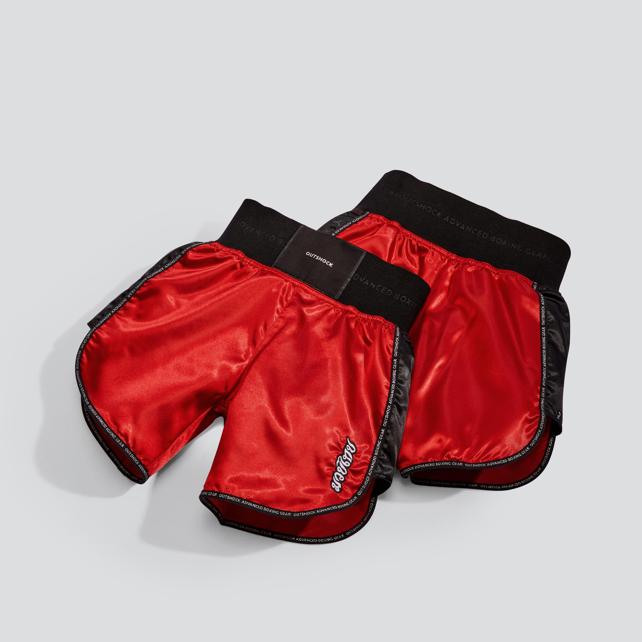 Muay Thai Shorts 900 - Red 2/6