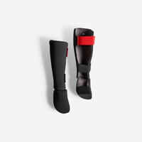 Adult Kickboxing Shin and Foot Guard 100 Ergo