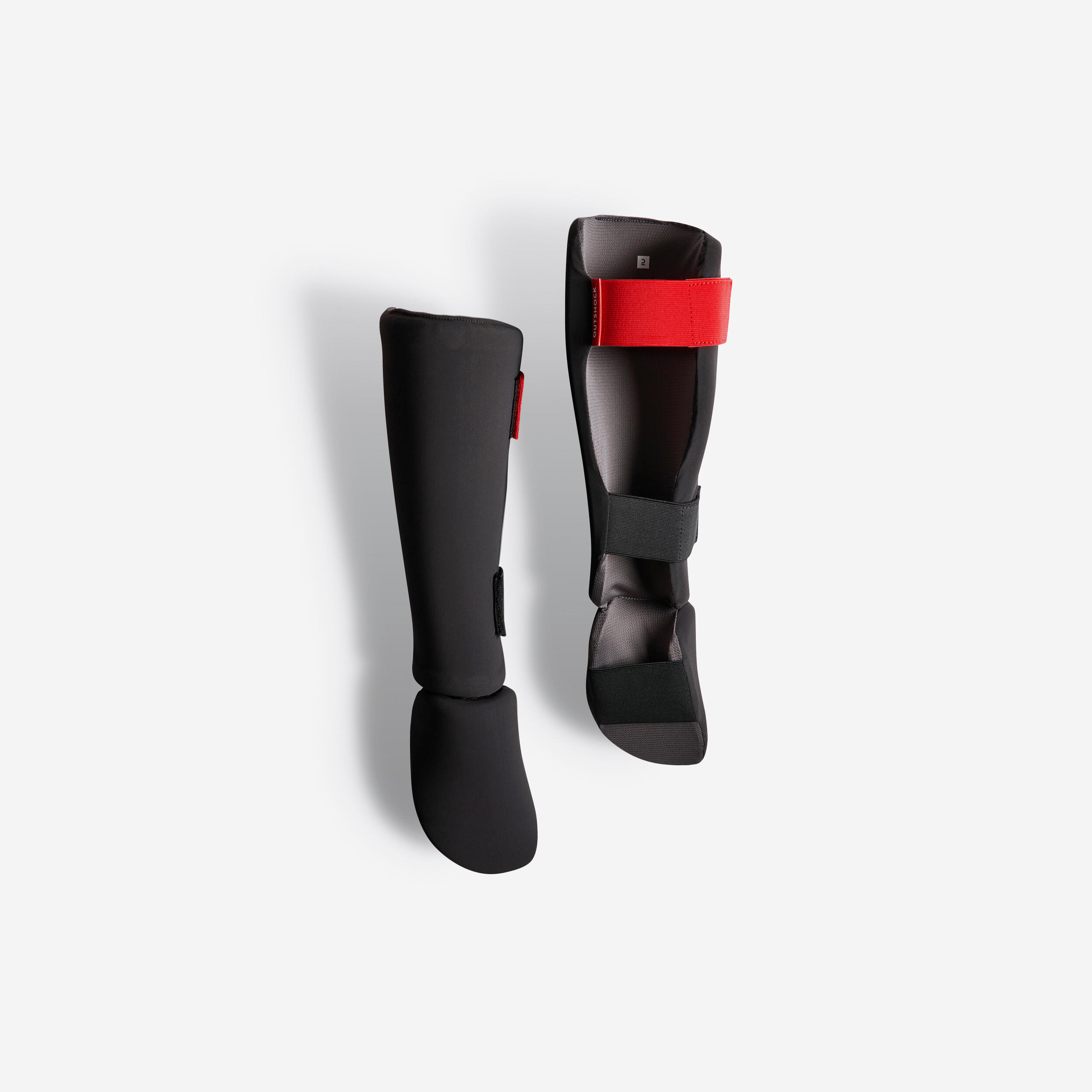 OUTSHOCK Adult Kickboxing Shin and Foot Guard 100 Ergo