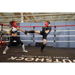 Parapiedi boxe con protezione 500 grigi OUTSHOCK