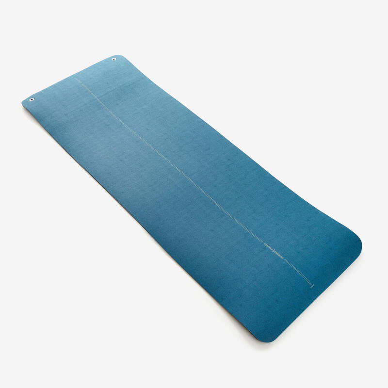 Fitnessmat pilatesmat 170 cm x 62 cm x 8 mm M pauwblauw
