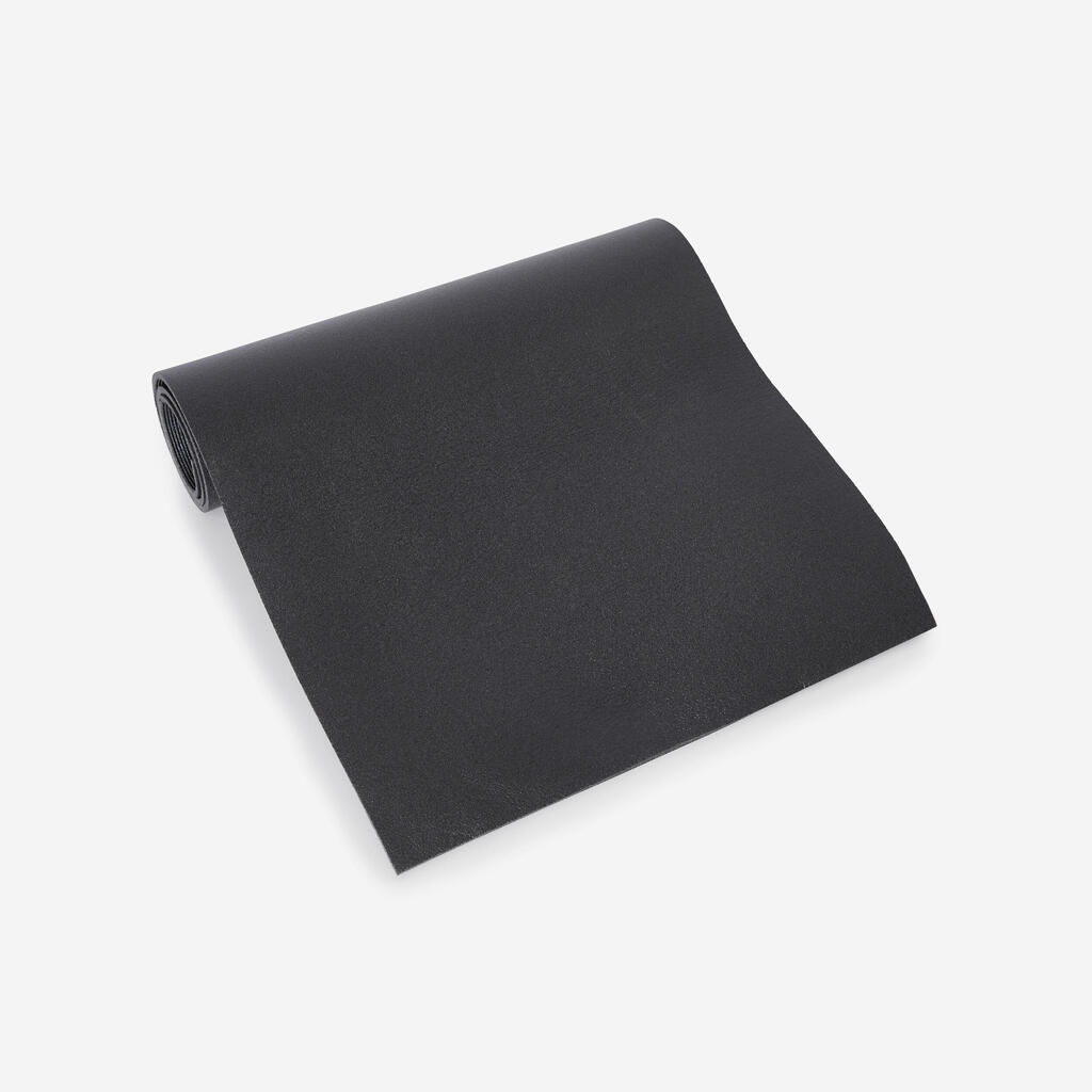 Tapis de fitness confort 6,5 mm, noir
