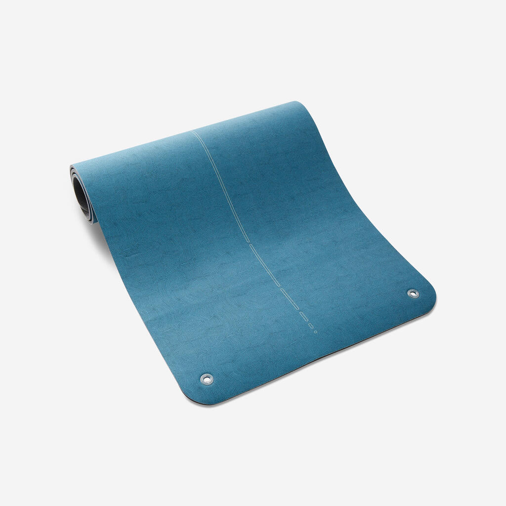 Pilates Floor Mat 170 cm x 62 cm x 8 mm Tone mat M Style - Peacock Blue