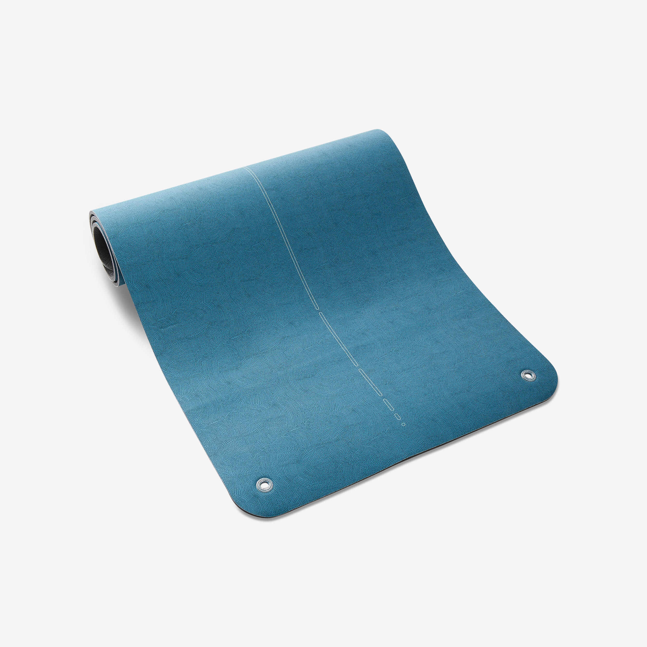 Gym Mat - 170 x 62 x 0.8 cm Turquoise Print - No Size By DOMYOS | Decathlon