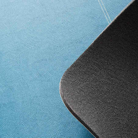 Durable Fitness Mat Tone Mat 500 - 170 cm x 62 cm x 8 mm AOP - Blue